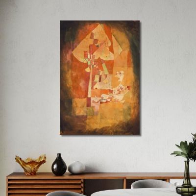 L'Uomo Sotto Il Pero Paul Klee, pkl86 quadro stampa su tela