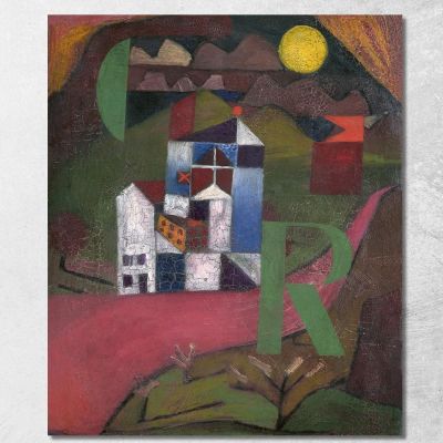 Villar Paul Klee pkl94 quadro stampa su tela