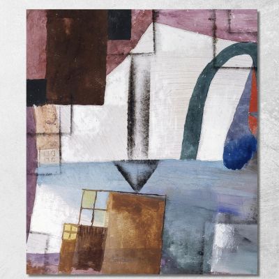 Bianca Pasqua Ii Paul Klee pkl97 quadro stampa su tela