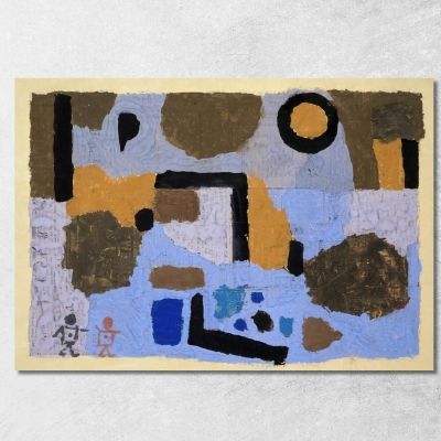 Con I Due Perduti Paul Klee pkl98 quadro stampa su tela