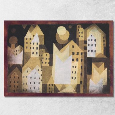 Città Fredda Paul Klee pkl115 quadro stampa su tela