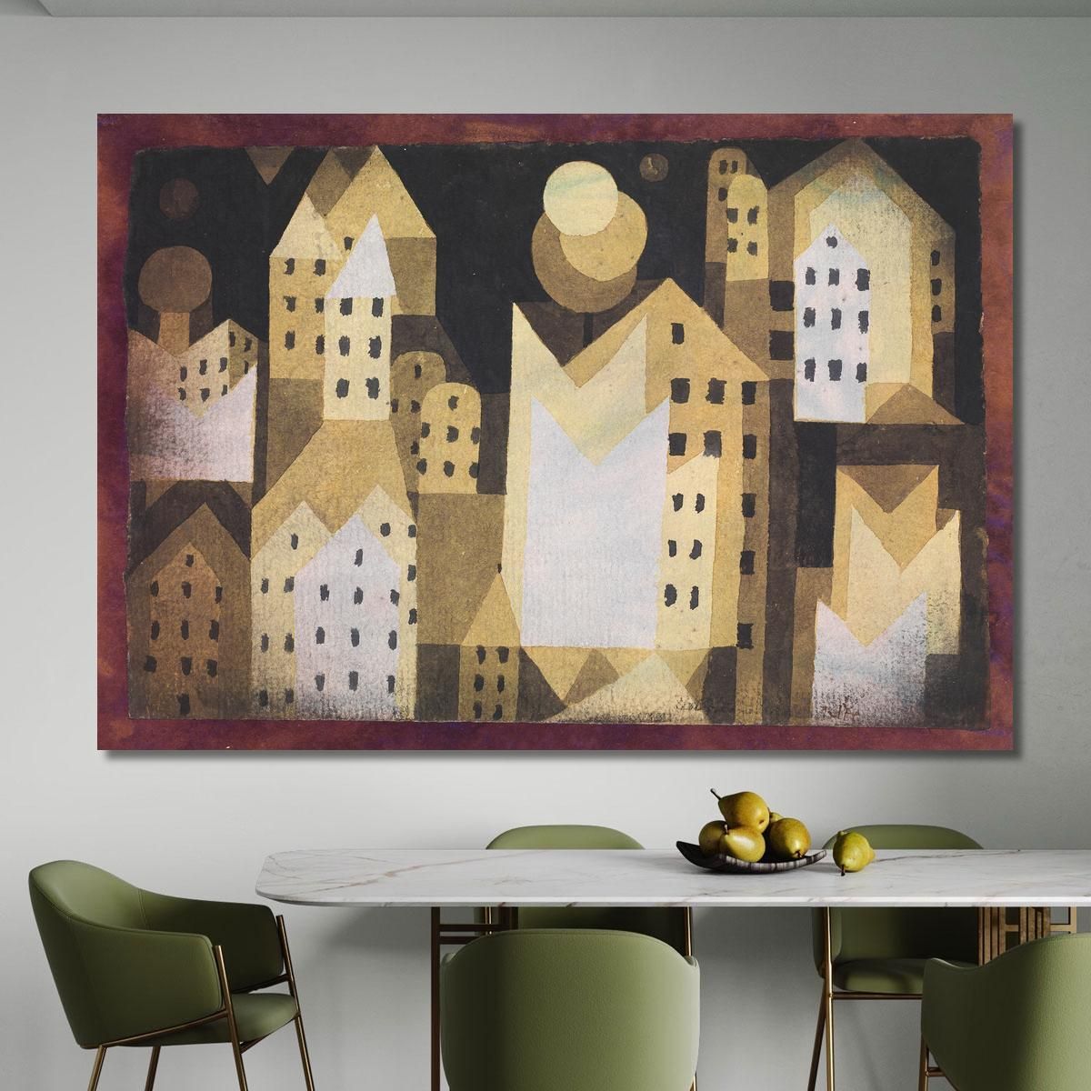 Città Fredda Paul Klee pkl115 quadro stampa su tela