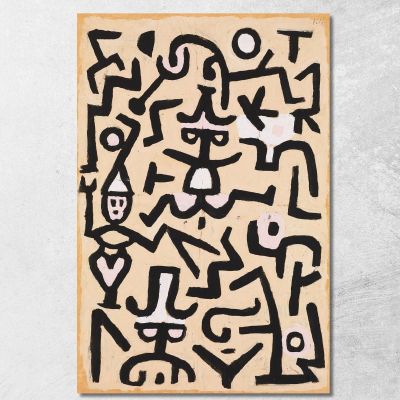 Volantino Dei Comici Paul Klee pkl117 quadro stampa su tela