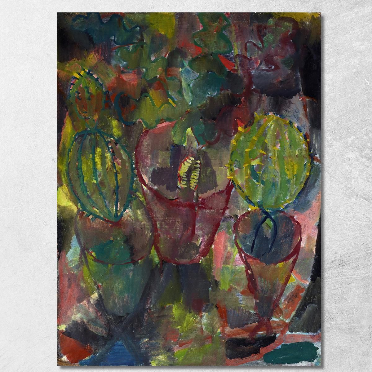 Kunstdruck Kakteen Paul Klee main image 0