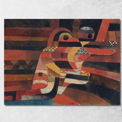 Amanti Paul Klee pkl135 quadro stampa su tela