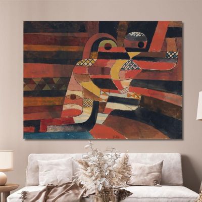 Amanti Paul Klee, pkl135 quadro stampa su tela