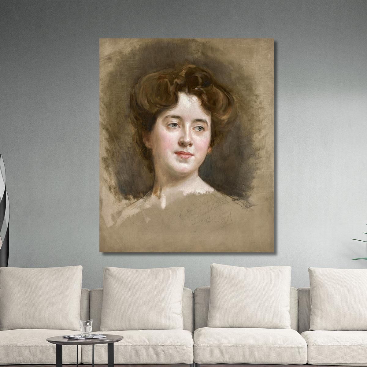 Una Giovane Bellezza Raimundo de Madrazo y Garreta rmg3 quadro stampa su tela