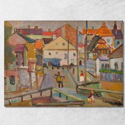 Portatore D'Acqua A Krzemieniec Sasza Blonder sbl24 quadro stampa su tela