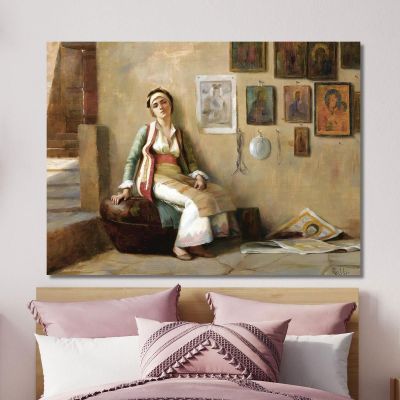 Un Moment De Repos Theodoros Ralli, trl2 tableau impression sur toile