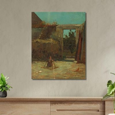 Aia Francese Winslow Homer, whm69 quadro stampa su tela