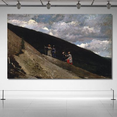 In Montagna Winslow Homer whm98 quadro stampa su tela