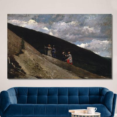 In Montagna Winslow Homer whm98 quadro stampa su tela