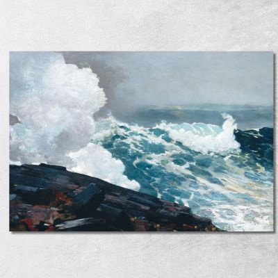 Nord-Est 2 Winslow Homer whm120 quadro stampa su tela