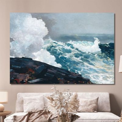 Nord-Est 2 Winslow Homer whm120 quadro stampa su tela