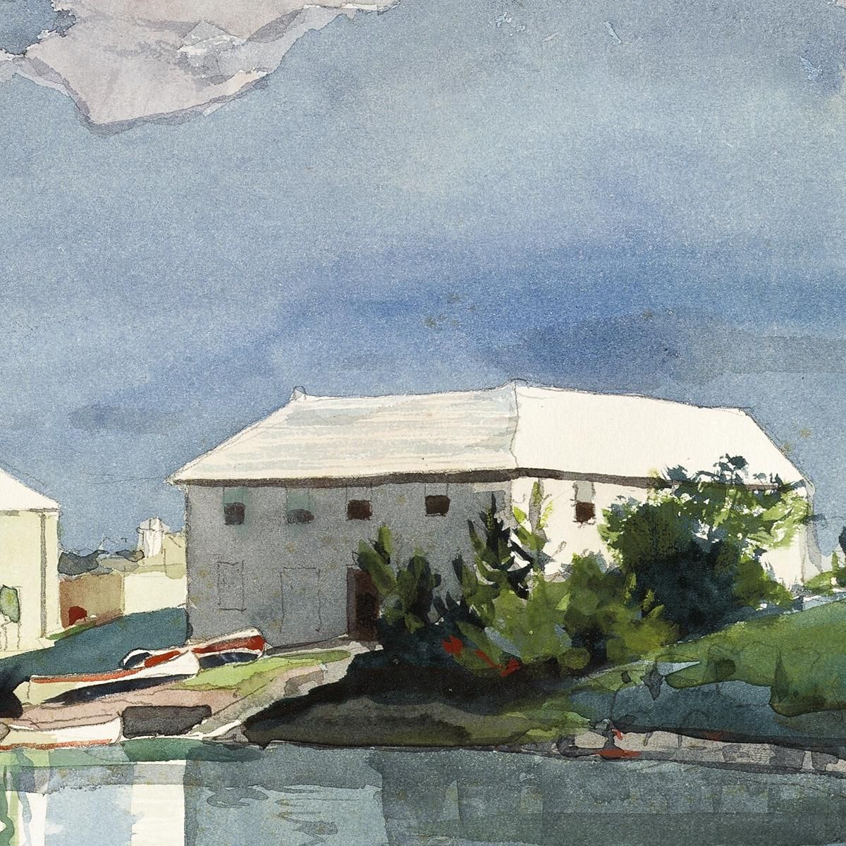 Bermuda Salt Kettle Winslow Homer whm153 quadro stampa su tela