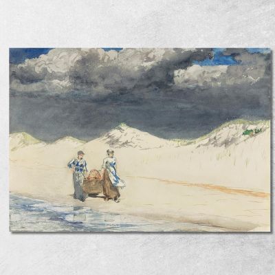 Sabbia E Cielo Winslow Homer whm154 quadro stampa su tela