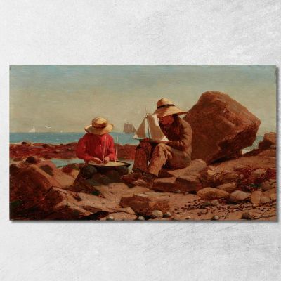 I Costruttori Di Barche Winslow Homer whm197 quadro stampa su tela