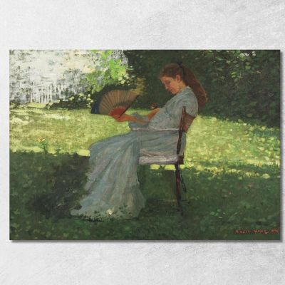 La Farfalla Winslow Homer whm204 quadro stampa su tela