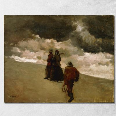 Al Salvataggio Winslow Homer whm249 quadro stampa su tela