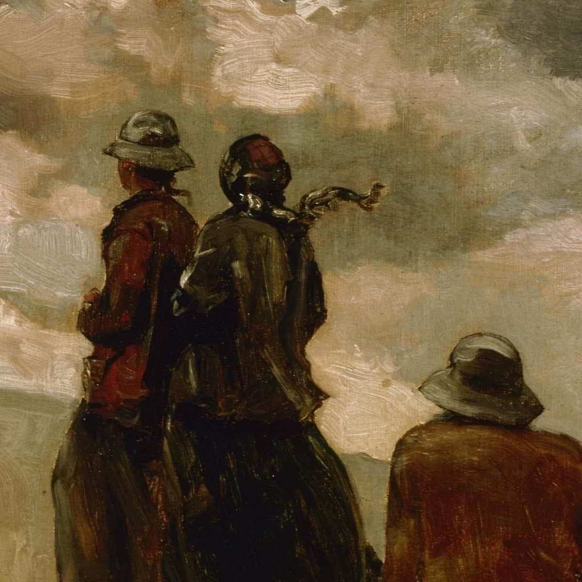 Al Salvataggio Winslow Homer whm249 quadro stampa su tela