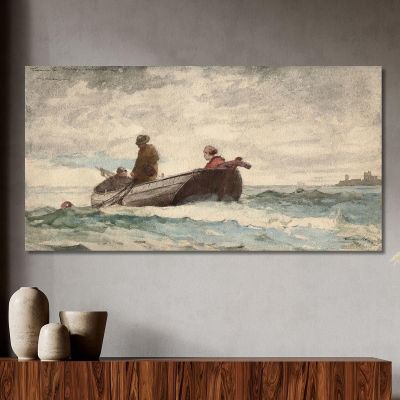 Priorato Di Tynemouth In Inghilterra Winslow Homer whm256 quadro stampa su tela