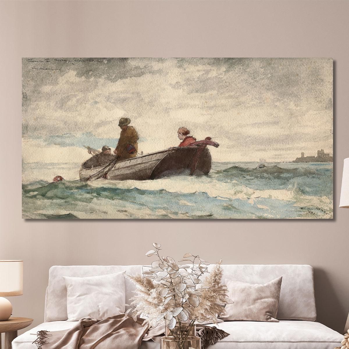 Priorato Di Tynemouth In Inghilterra Winslow Homer whm256 quadro stampa su tela