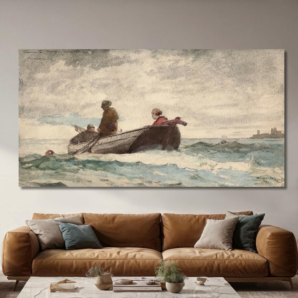 Priorato Di Tynemouth In Inghilterra Winslow Homer whm256 quadro stampa su tela