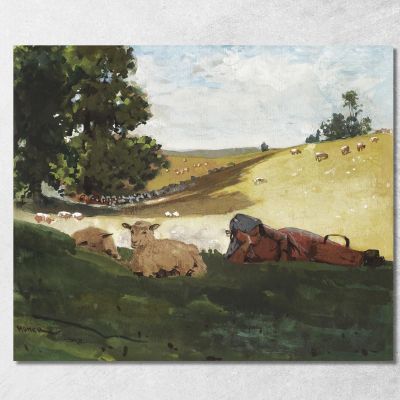 Pomeriggio Caldo Winslow Homer whm263 quadro stampa su tela