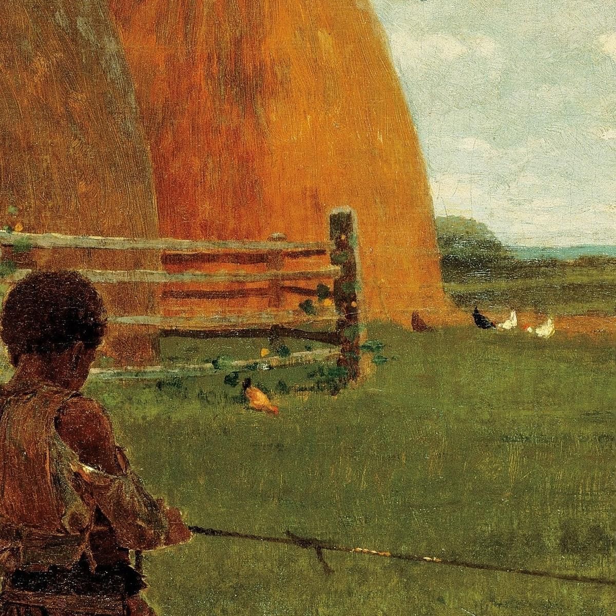 Svezzamento Del Vitello Winslow Homer whm264 quadro stampa su tela