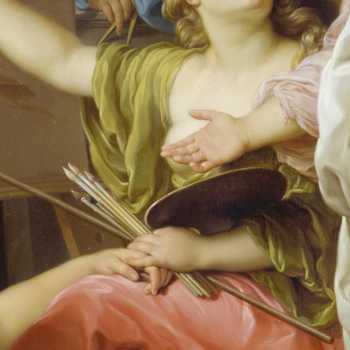 Allegoria Delle Arti Pompeo Batoni pbt3 quadro stampa su tela