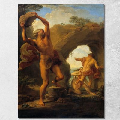 Atis E Galatea Pompeo Batoni pbt7 quadro stampa su tela