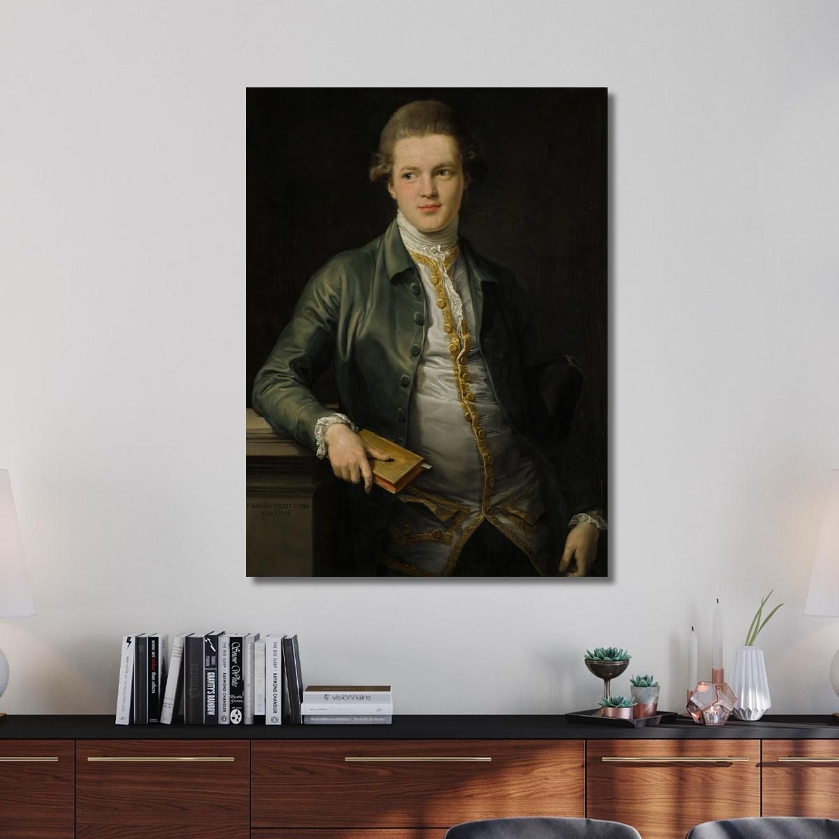 Ritratto Di Thomas Orde Poi Orde-Powlett E Primo Barone Bolton Pompeo Batoni pbt40 quadro stampa su tela