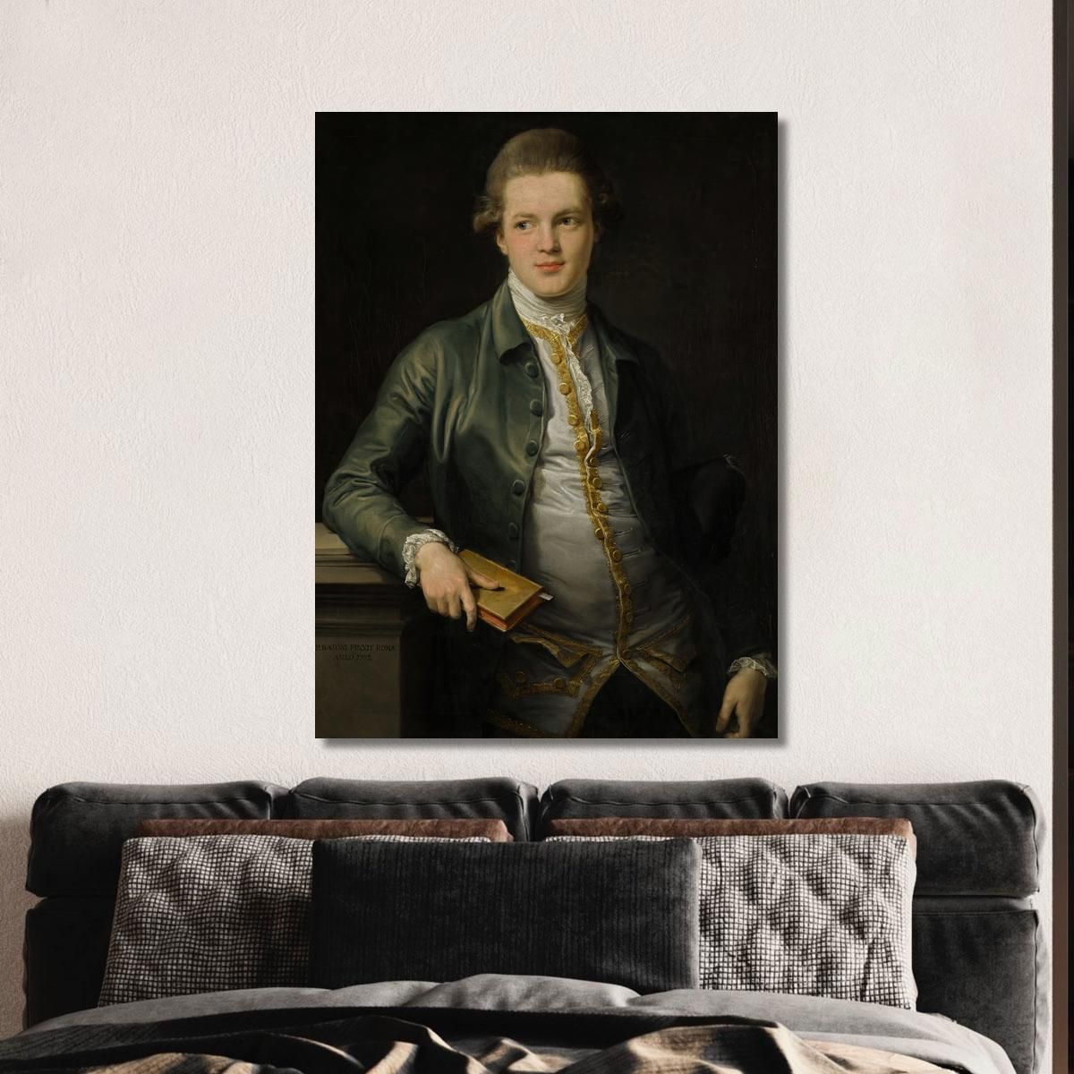 Ritratto Di Thomas Orde Poi Orde-Powlett E Primo Barone Bolton Pompeo Batoni pbt40 quadro stampa su tela