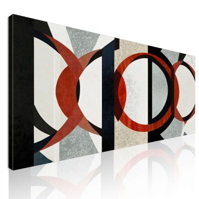 Quadro Forme Astratte Intrecci Di Linee E Cerchi absh22 quadro stampa su tela