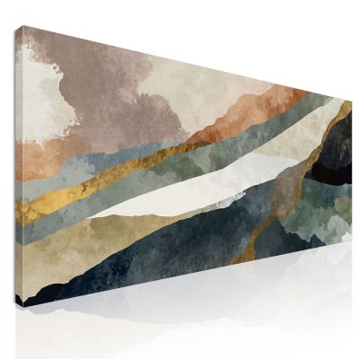 Quadro Forme Astratte Le Tonalità Del Paesaggio absh25 quadro stampa su tela