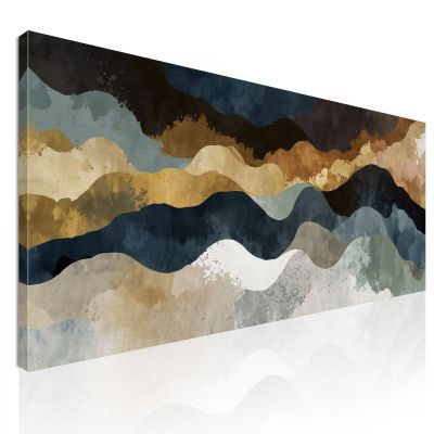 Quadro Forme Astratte Montagne Di Colore Astratte absh28 quadro stampa su tela