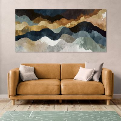Quadro Forme Astratte Montagne Di Colore Astratte absh28 quadro stampa su tela Quadro Forme Astratte Montagne Di Colore Astratte absh28 quadro stampa su tela