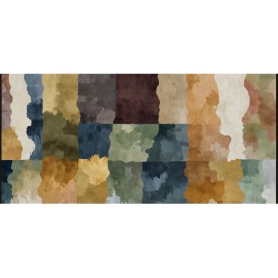 Framework Of Abstract Shapes Mosaic Of Color Tints , absh29 canvas print