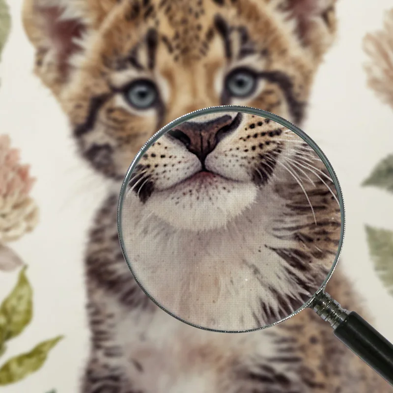 Close Up Kinderzimmer Poster Raubkatzen, 3er-Set – Löwe, Tiger, Leopard, Je 30x40 Cm