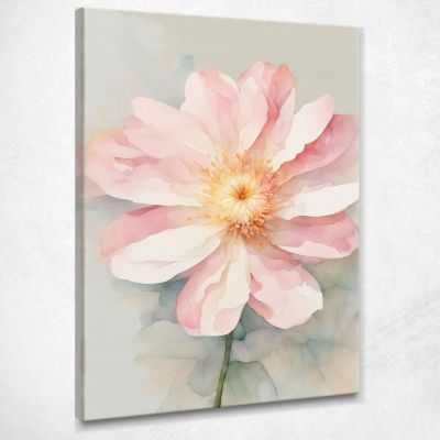 Quadro Botanico Moderno Fioritura Primaverile Astratta btn18 quadro stampa su tela