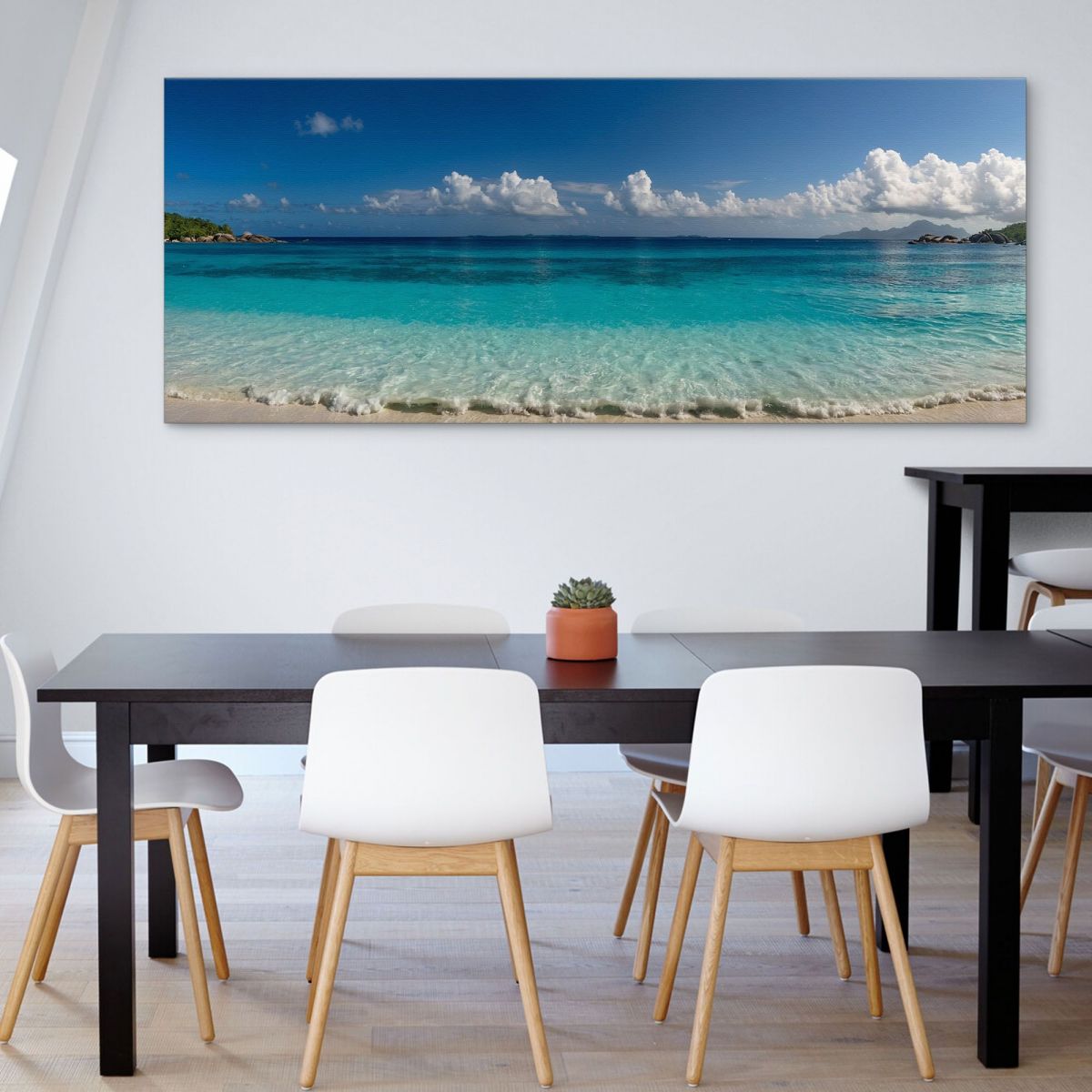 Quadro Paesaggio Mare Spiaggia Tropicale Con Acque Turchesi seal5 quadro stampa su tela