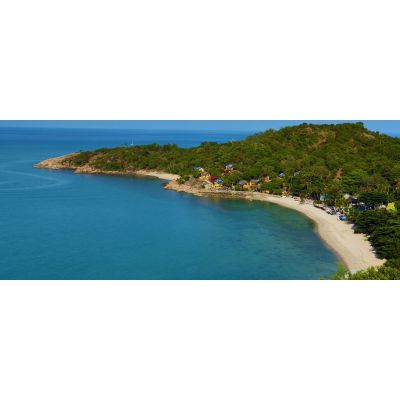 Quadro Paesaggio Mare Spiaggia Di Thongson Bay Con Ville E Mare Trasparente , seal25 quadro stampa su tela