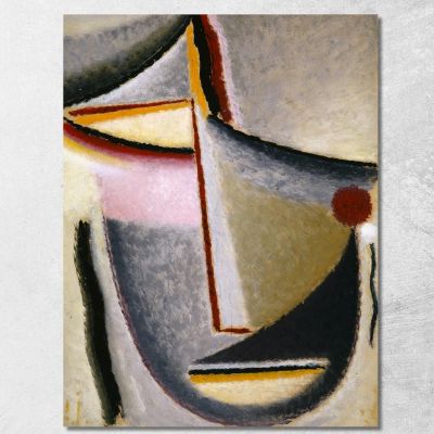 Testa Astratta Testa Costruttiva Alexej von Jawlensky avj1 quadro stampa su tela