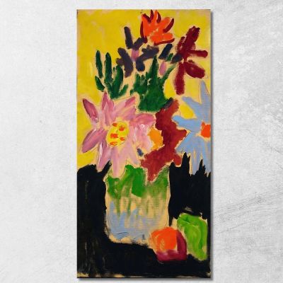 Fiori Colorati 2 Alexej von Jawlensky avj19 quadro stampa su tela