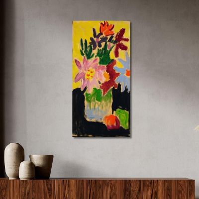 Fiori Colorati 2 Alexej von Jawlensky avj19 quadro stampa su tela