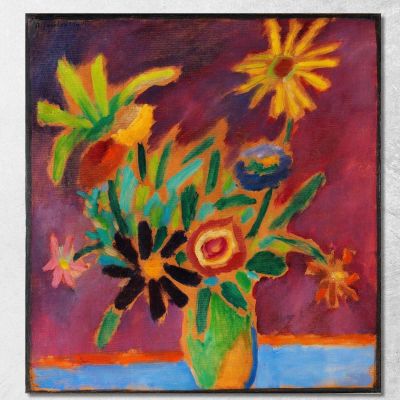 Fiori Colorati Alexej von Jawlensky avj20 quadro stampa su tela