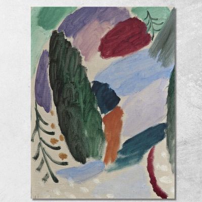 Giornata Gelida Alexej von Jawlensky avj32 quadro stampa su tela