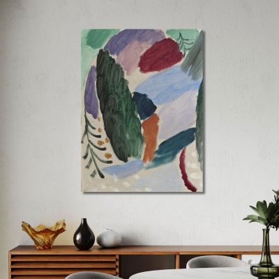 Giornata Gelida Alexej von Jawlensky, avj32 quadro stampa su tela