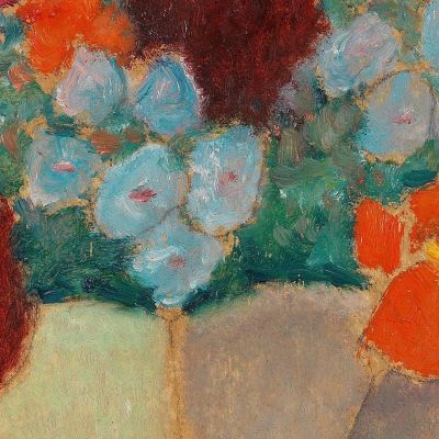 Grande Bouquet Luminoso Di Natura Morta Alexej von Jawlensky avj38 quadro stampa su tela