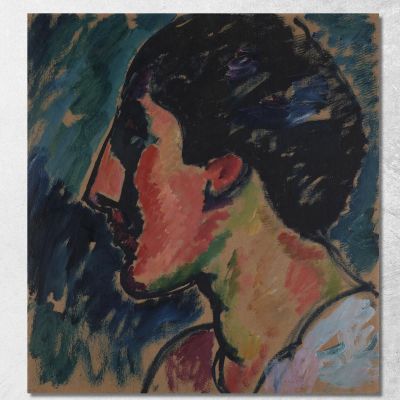 Testa Alexej von Jawlensky avj41 quadro stampa su tela